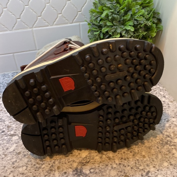 Sorel Caribou Burro Boots Brown Wool Lining NM1873-282 Waterproof Mens 8 - Picture 6 of 8